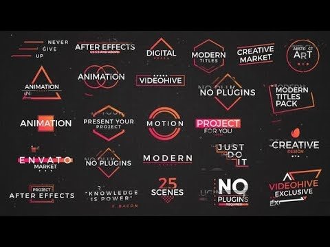 Glitch Typography (Videohive After Effects Templates)
